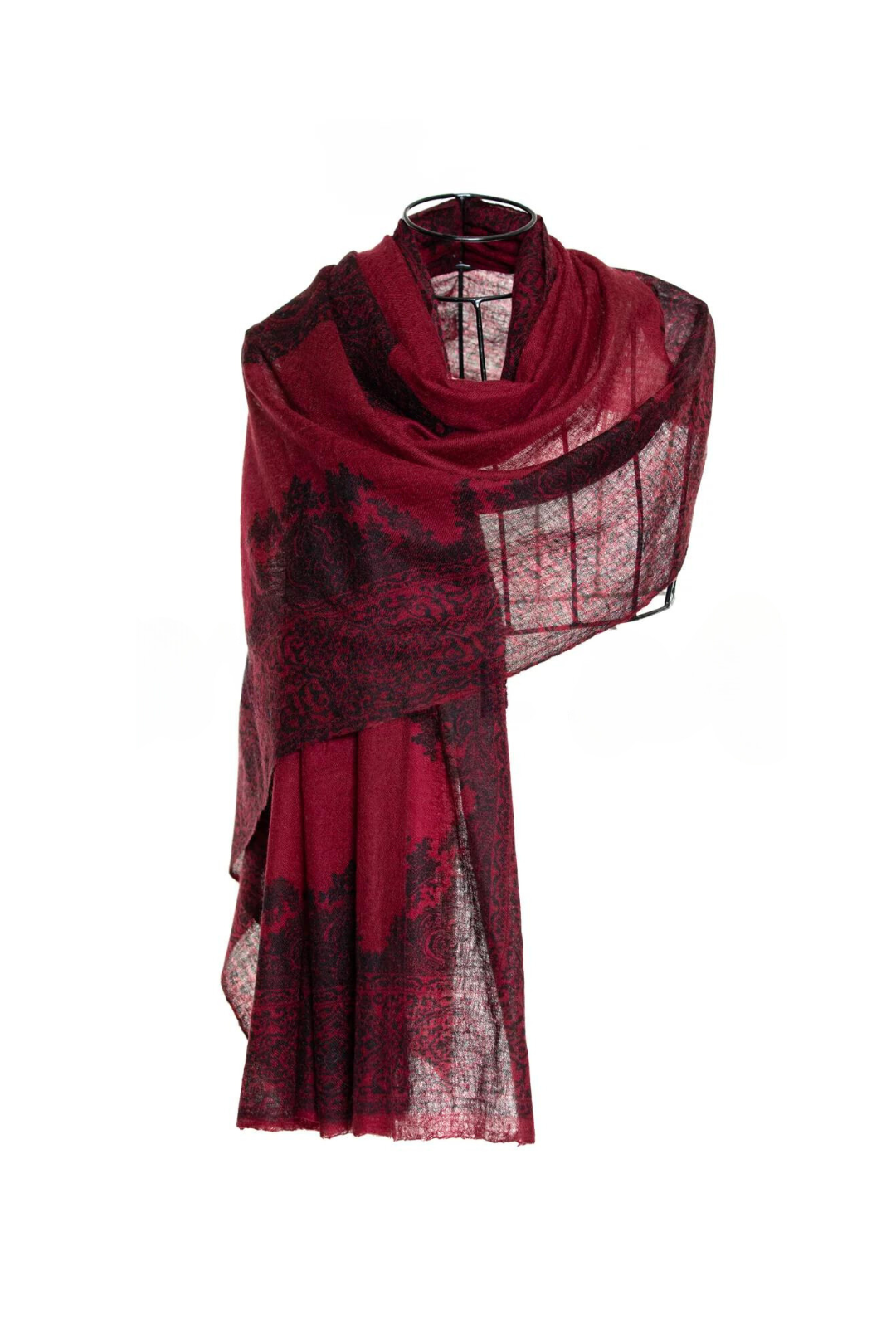 Maroon and black sale scarf